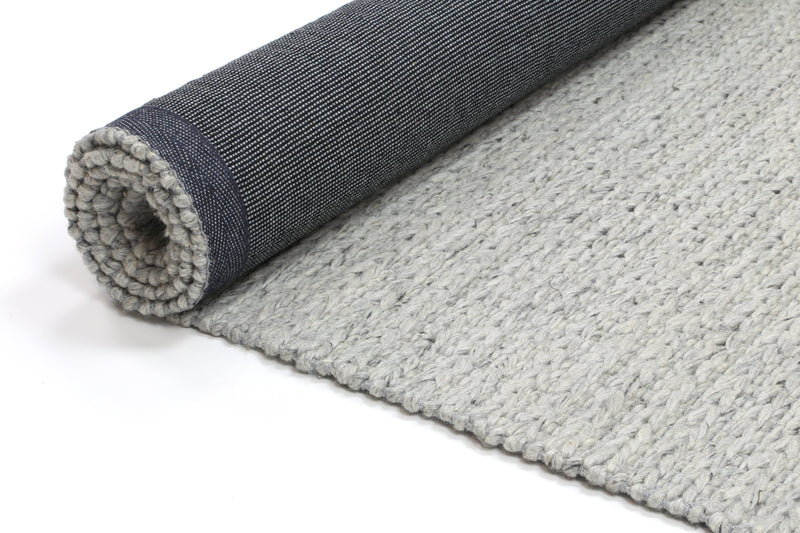 Zayna Cue Grey Wool Blend Rug 200x290cm