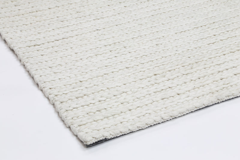 Zayna Cue White Wool Blend Rug 200x290cm