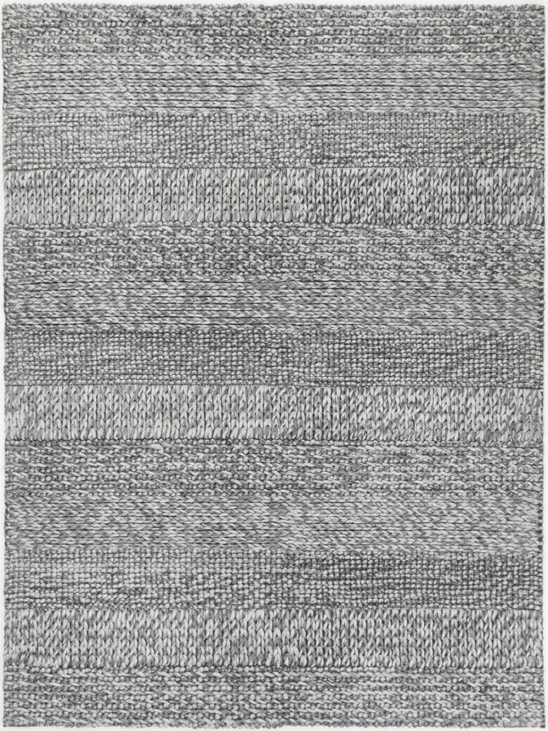 Zayna Grace Charcoal Wool Blend Rug 200x290cm