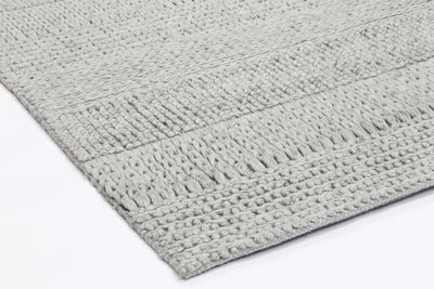 Zayna Grace Grey Wool Blend Rug 200x290cm