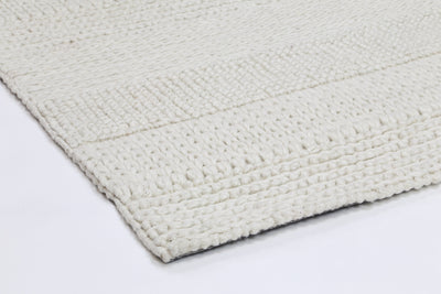 Zayna Grace White Wool Blend Rug 200x290cm