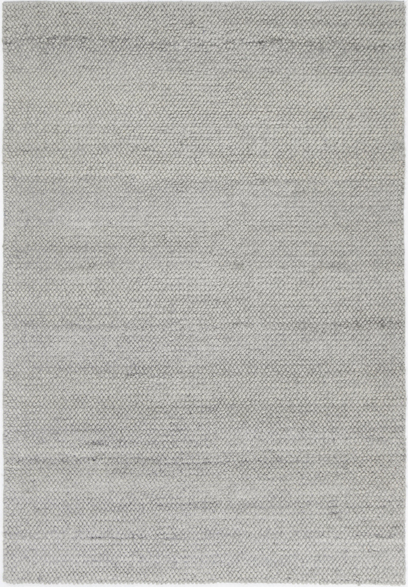 Zayna Loopy Grey Wool Blend Rug 200x290cm