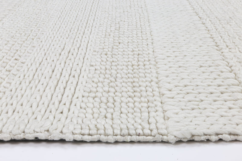 Zayna Grace White Wool Blend Rug 240x330cm