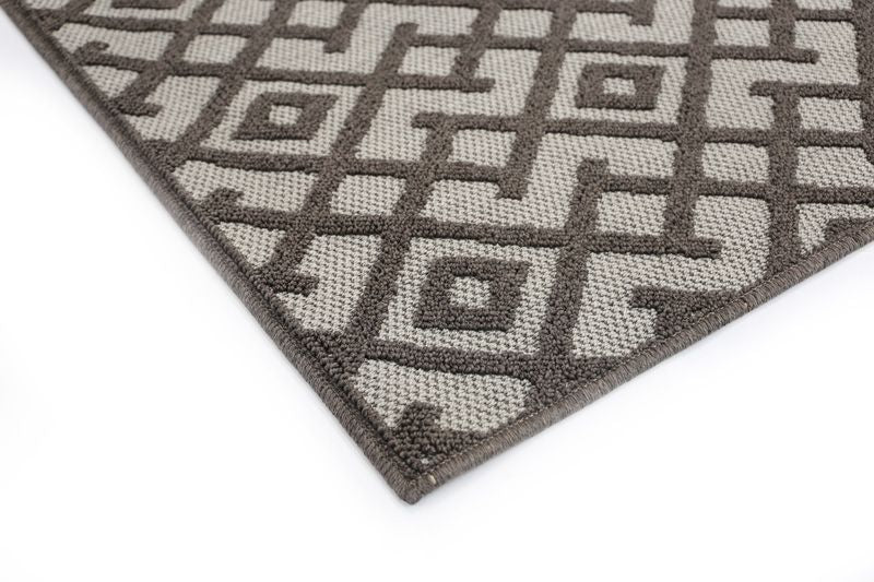 Hawaii Grey Diamond Shaped Rug 160x230cm