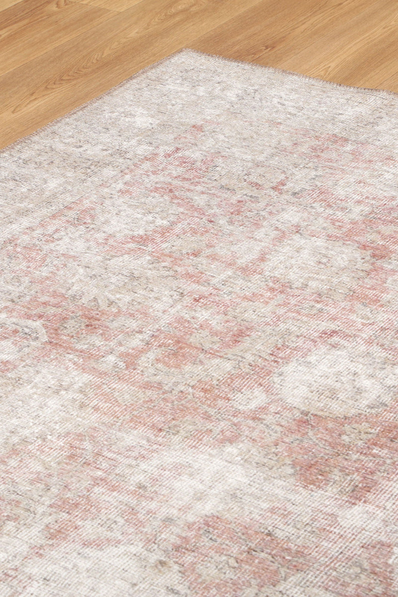 Carmella Blush Machine Washable Rug 160x230cm