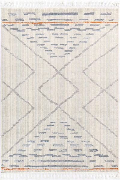 Pasto Tribal Light Grey Rug 200x290cm