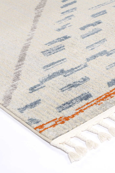 Pasto Tribal Light Grey Rug 200x290cm