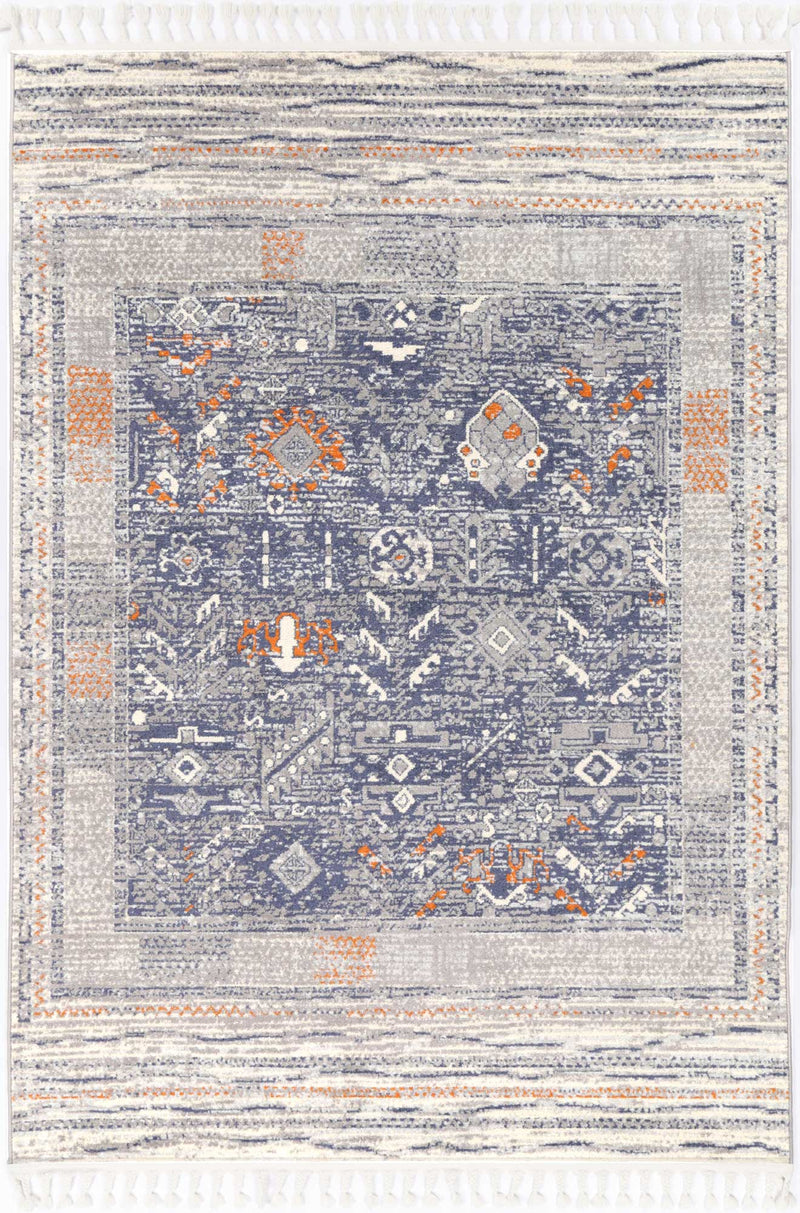 Pasto Rojas Blue/Grey Rug 200x290cm