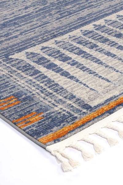 Pasto Tribal Blue Rug 80x300cm