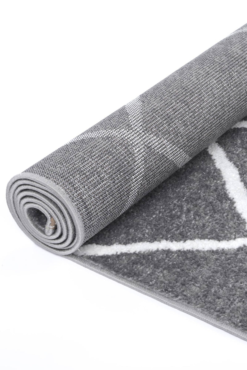 Windjana Diamond Grey Rug 160x230cm