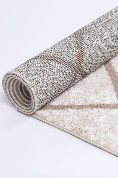 Windjana Diamond Latte Rug 160x230cm