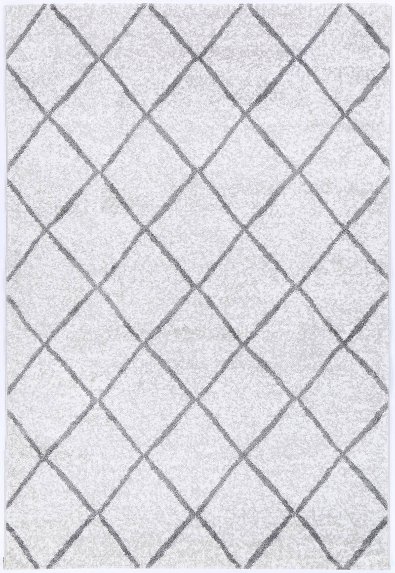 Windjana Diamond Silver Rug 160x230cm