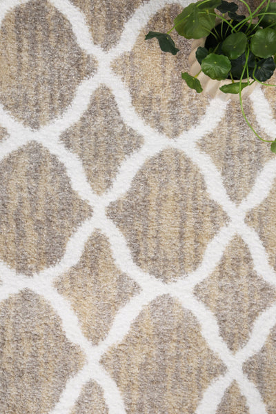 Windjana Lattice Latte Rug 160x230cm