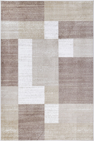 Windjana Abstract Geometric Beige Rug 160x230cm