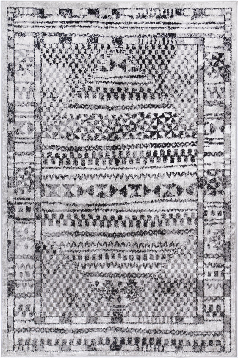 Windjana Tribal Charcoal Rug 160x230cm