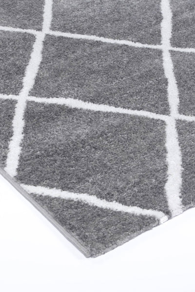 Windjana Diamond Grey Rug 200x290cm