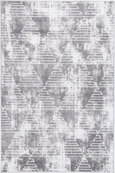 Windjana Transitional Geometric Silver Rug 200x290cm