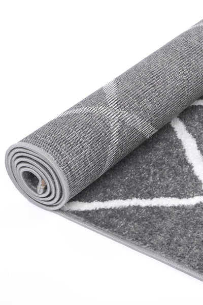 Windjana Diamond Grey Rug 240x330cm