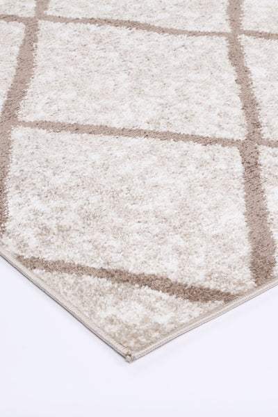 Windjana Diamond Latte Rug 240x330cm