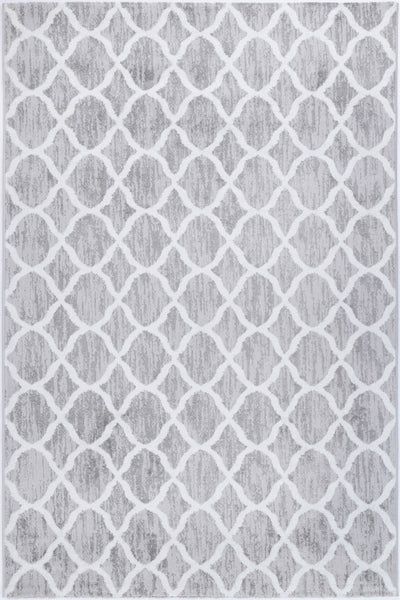 Windjana Lattice Silver Rug 240x330cm