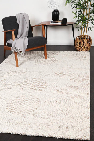 Verve Cream Geometric Rug 160x230cm