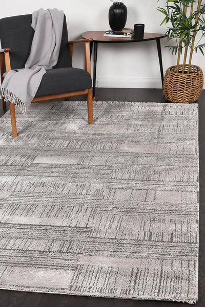 Verve Grey Brick Rug 160x230cm