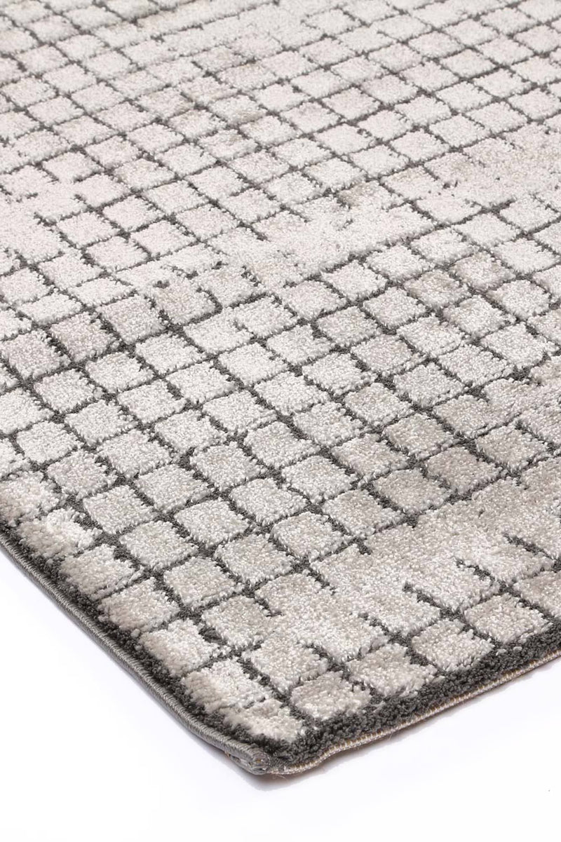 Verve Grey Cubic Rug 160x230cm