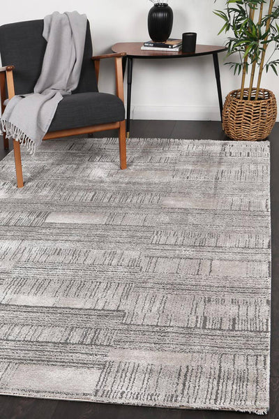 Verve Grey Brick Rug 200x290cm