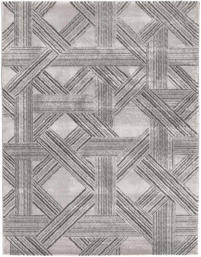 Verve Grey Geometric Rug 200x290cm