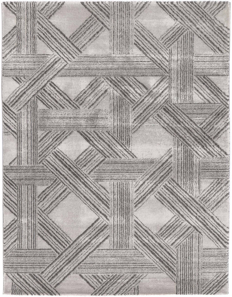 Verve Grey Geometric Rug 200x290cm