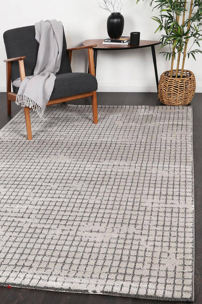 Verve Grey Cubic Rug 200x290cm