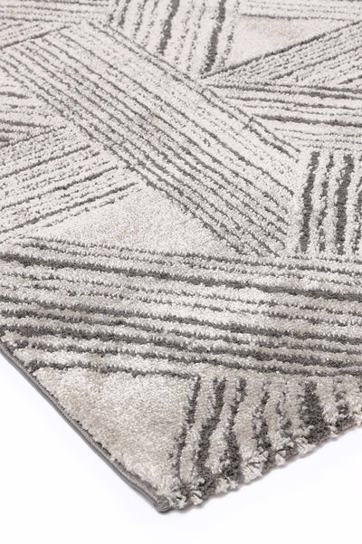 Verve Grey Geometric Rug 240x330cm