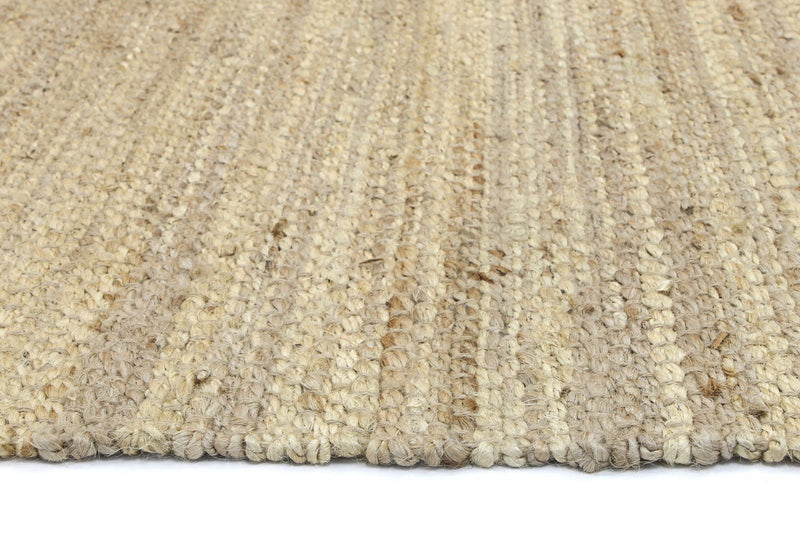 Malmo Beige Stipe Natural Jute Rug  160x230cm