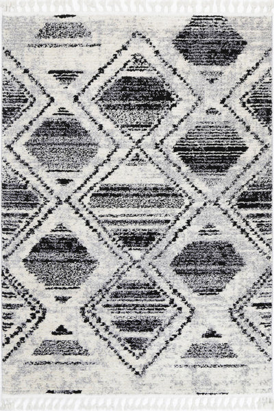 Myk Black White Diamond Rug 160x230 cm