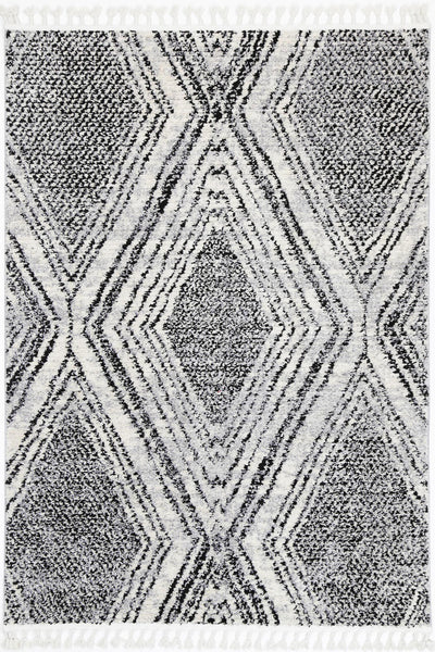 Myk Black White Geometric Rug 160x230 cm