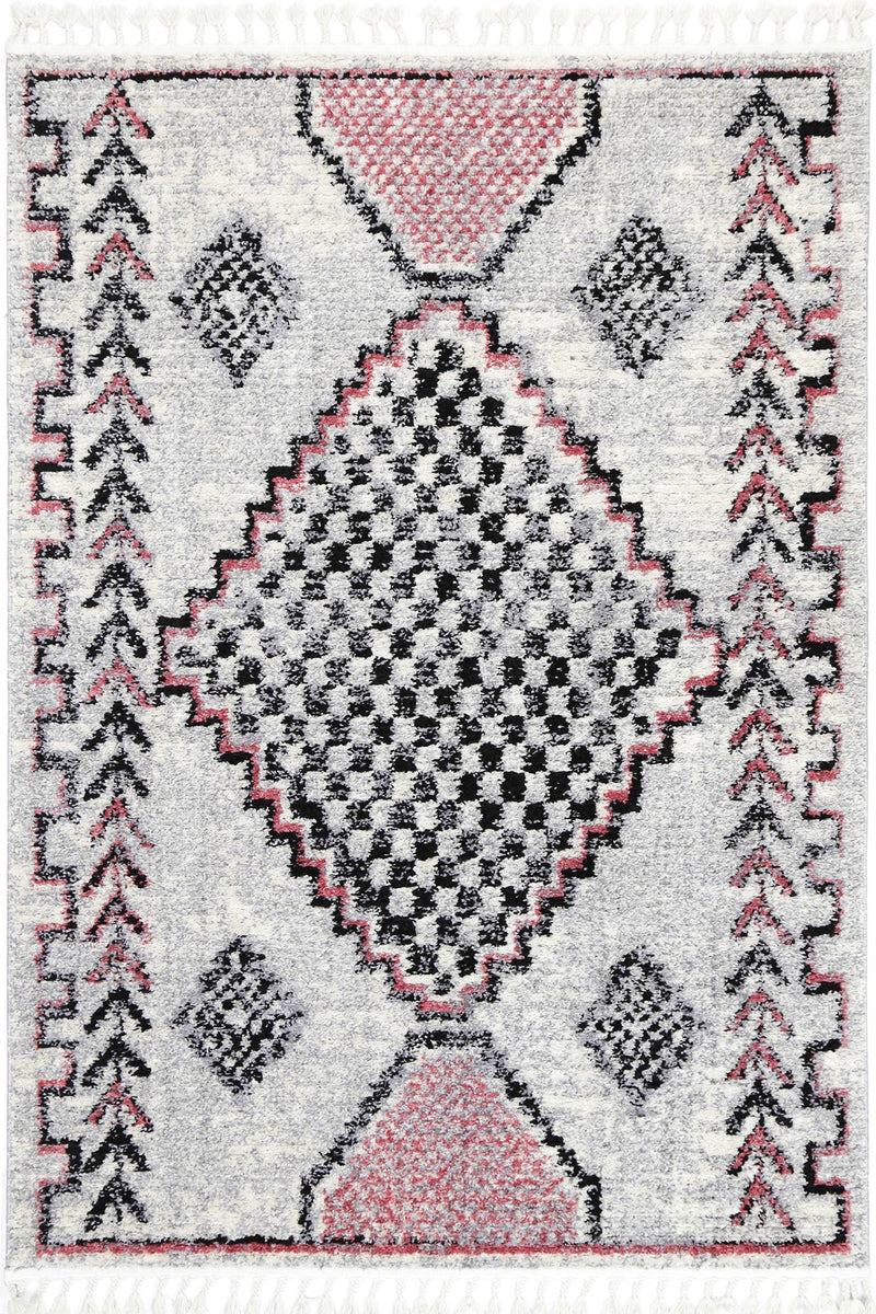 Myk Multi Pink Bohemian Rug 240x330 cm