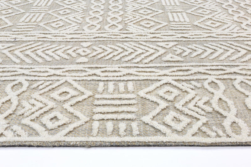 Mila Tribal Beige Rug 160x230cm