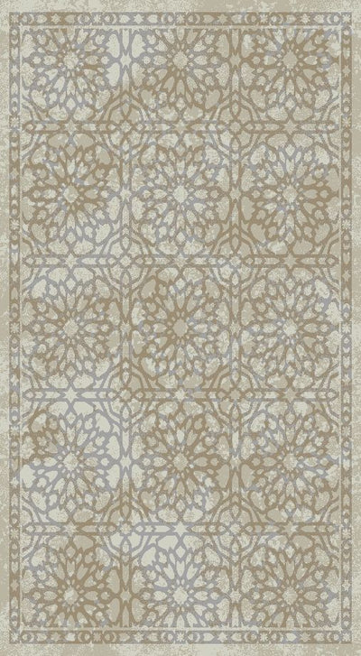 Morisot Grey and Beige Demask Rug 240x330cm