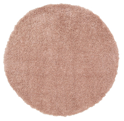 Alpine Shaggy Blush Pink Rug 160x160 cm Round