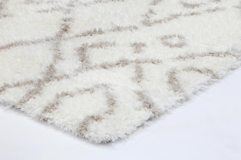 Moroccan Cream and Beige Fes Rug 160X230cm