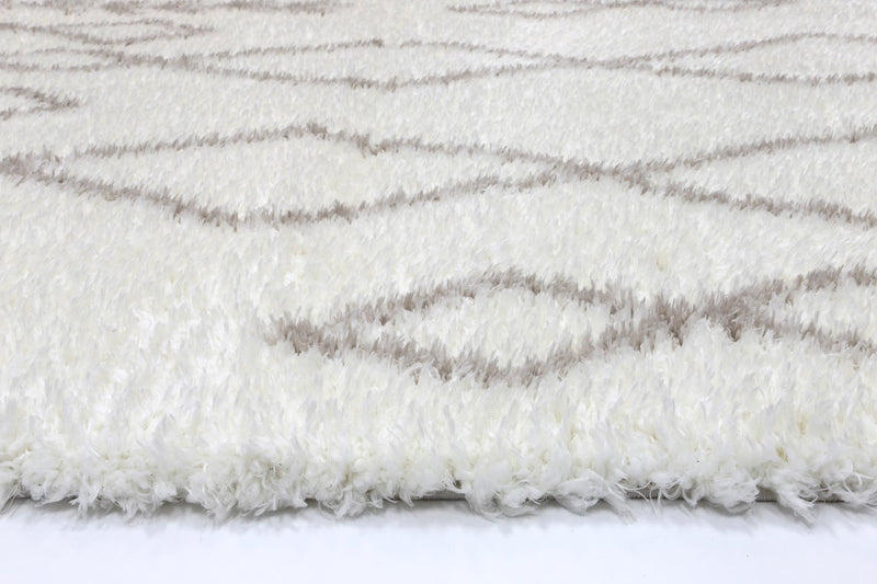 Moroccan Cream and Beige Tribal Rug 160X230cm