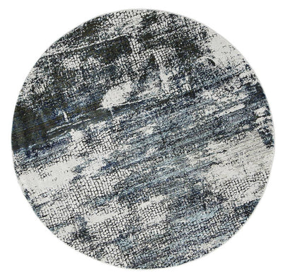 Roman Mosaic Modern Grey Turquoise Rug 200x290 cm