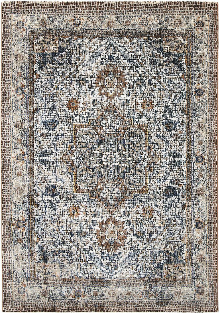 Roman Mosaic Classic Grey Brown Rug 200x290 cm