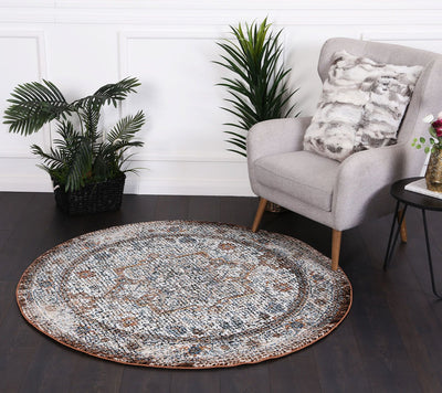 Roman Mosaic Classic Grey Brown Rug 200x290 cm