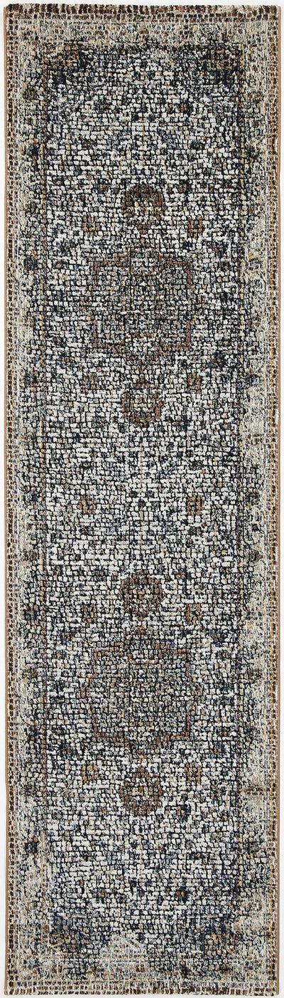 Roman Mosaic Classic Grey Brown Rug 200x290 cm