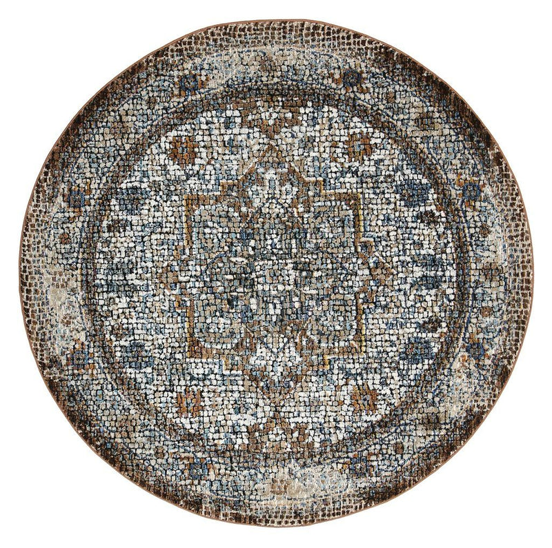 Roman Mosaic Classic Grey Brown Rug 200x290 cm