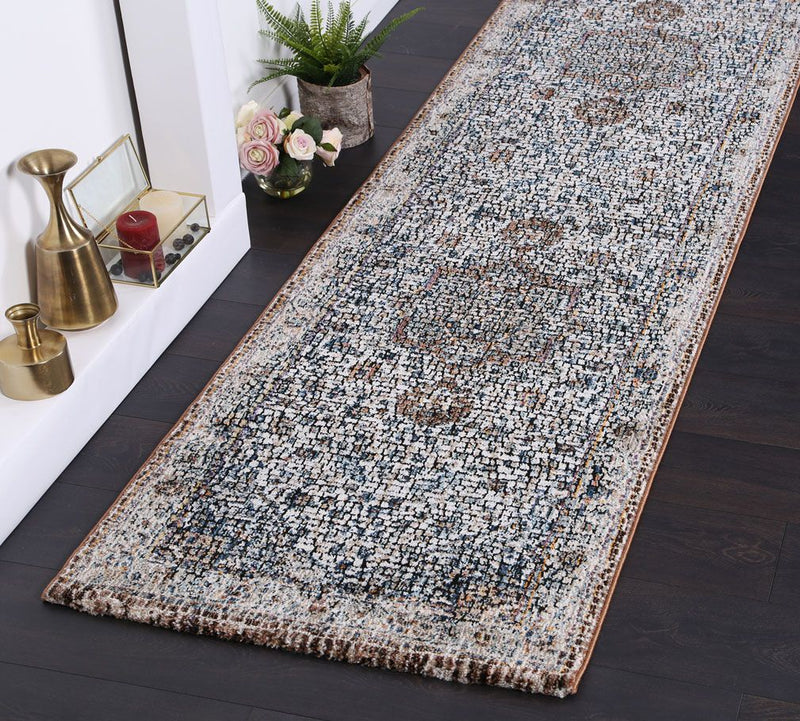 Roman Mosaic Classic Grey Brown Rug 200x290 cm