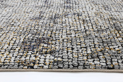 Roman Mosaic Solid Ash Rug 200x290 cm