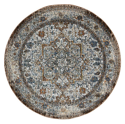 Roman Mosaic Classic Grey Brown Rug 240x330 cm