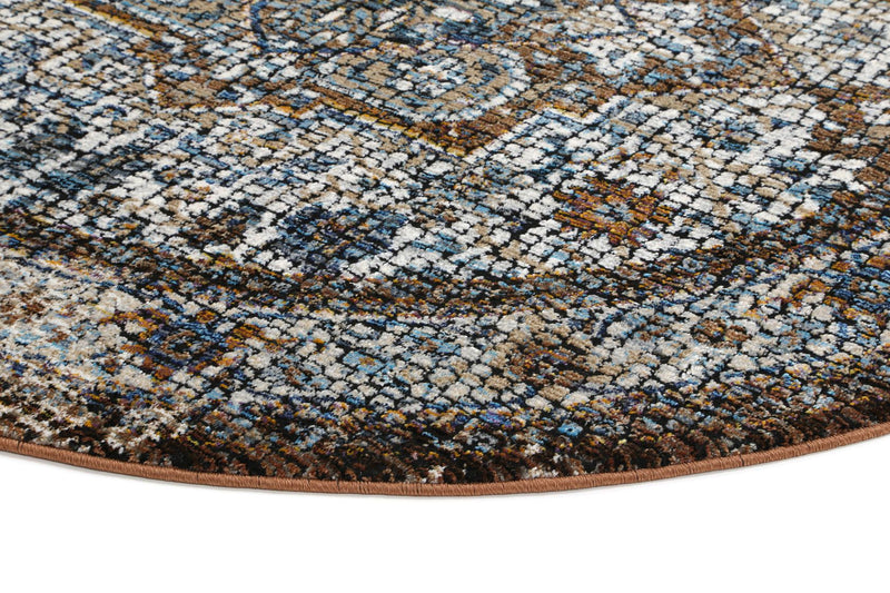 Roman Mosaic Classic Grey Brown Rug 240x330 cm